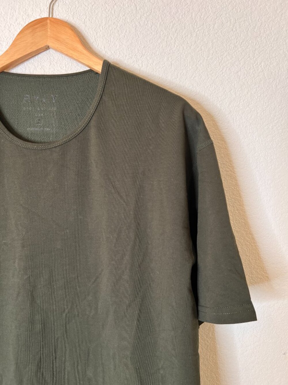 Bylt Men's Drop Cut s/s Performance Short Sleeve Tee Shirt Forest Green XL - Picture 3 of 6